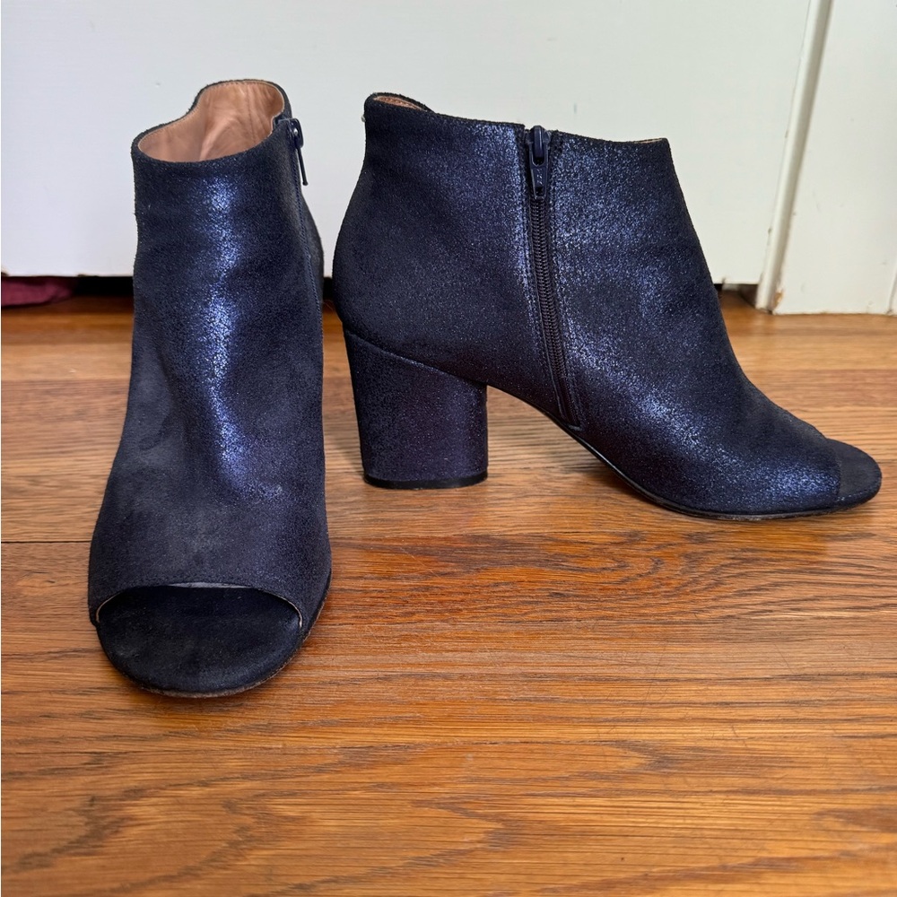 Maison Martin Margiela Black Ankle Boots with Chunky Heel